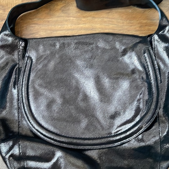 Halston Heritage Bags New Halston Heritage Metallic Silver Leather